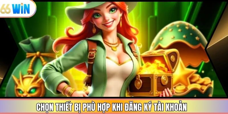 Chọn thiết bị phù hợp khi đăng ký tài khoản