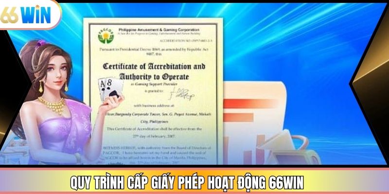 Quy trình cấp giấy phép hoạt động 66win